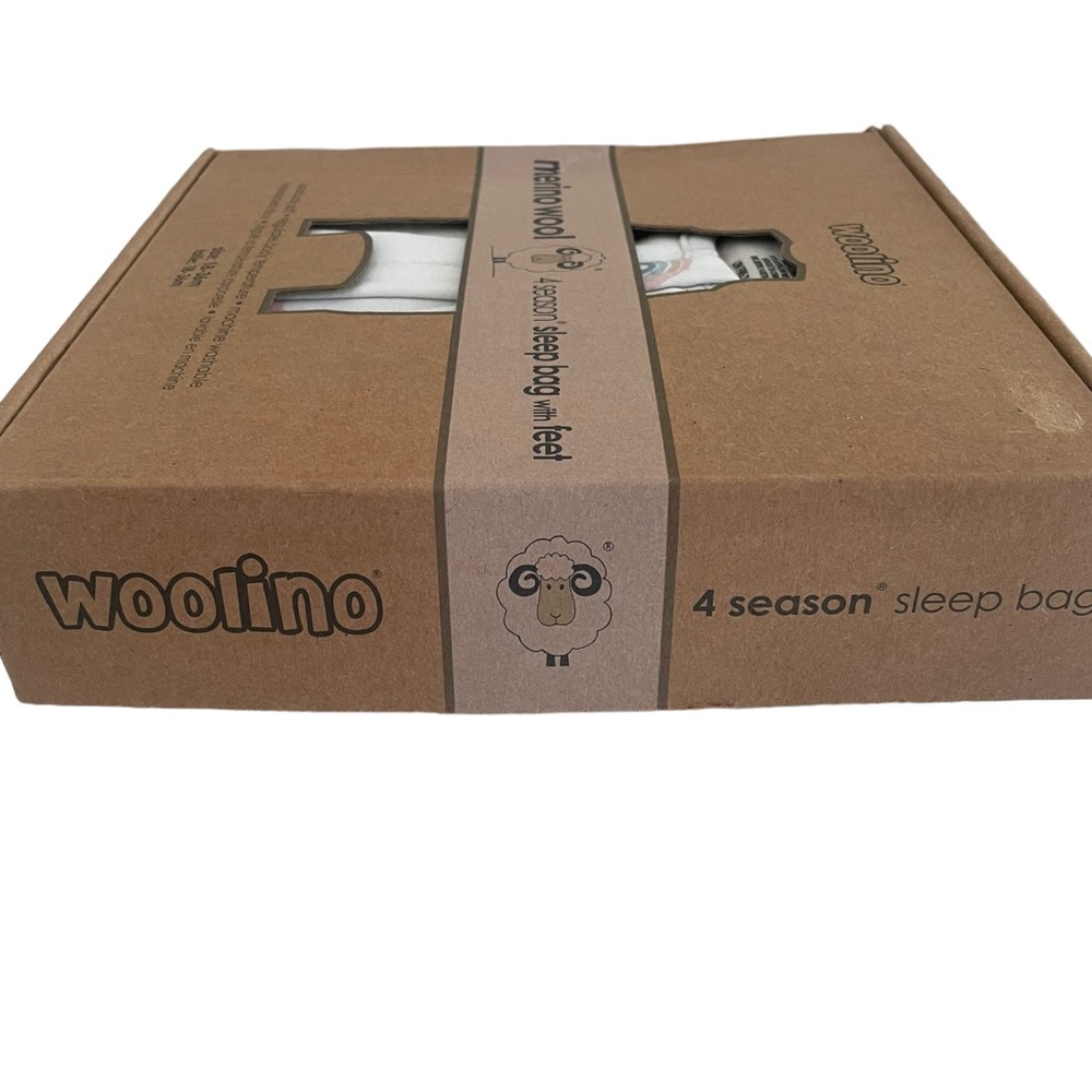 New in Box Woolino Merino Wool 4 Season Sleep Bag with Feet Sz 18-36 Months - Picture 6 of 8